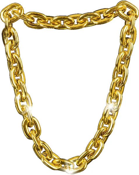 LED CHAIN NECKLACE WITH DOLLAR PENDANT