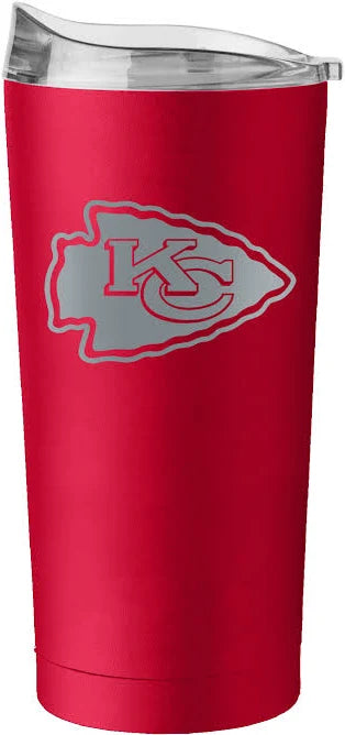 Kansas City Chiefs 20oz Etched Powder Coat Tumbler