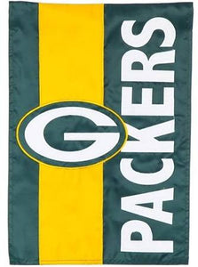 Green Bay Packers Embellish Garden Flag