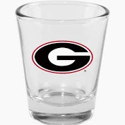 Georgia Bulldogs Sports Clear Shot Glass