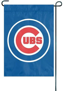 Chicago Cubs Embroidered Banner Garden Flag