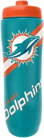 Miami Dolphins Squeezy Water Bottle
