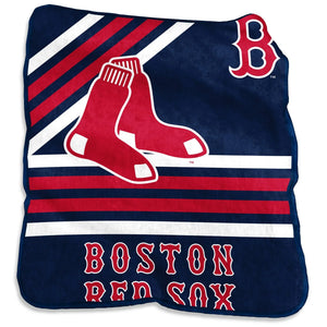 Boston Red Sox Raschel Throw Blanket