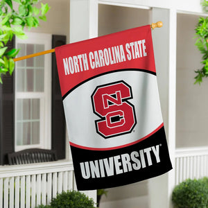 North Carolina State Wolfpacks Suede House Flag