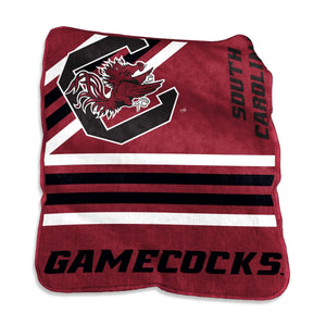South Carolina Gamecocks Raschel Throw Blanket