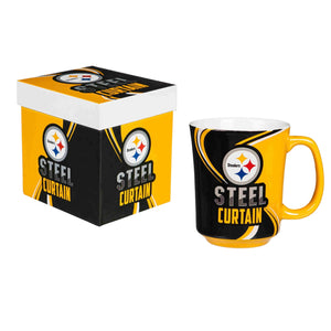 Pittsburgh Steelers 14oz Ceramic Mug with Matching Box