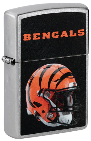 Cincinnati Bengals Helmet Street Chrome Pocket Zippo Lighter