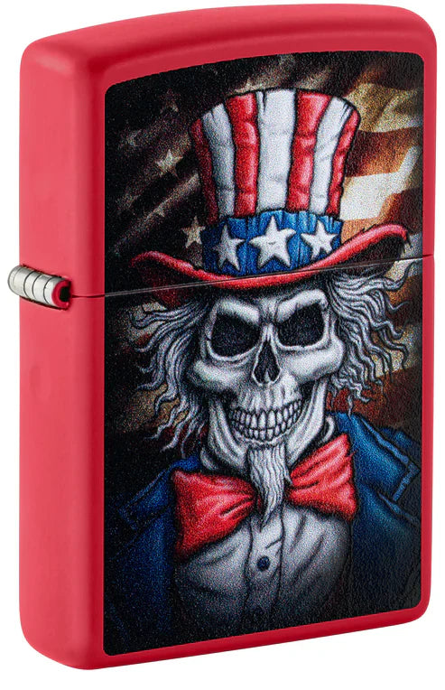 Uncle Sam Skull Zippo Lighter