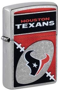 Houston Texans Football Chrome Zippo Lighter