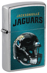 Jacksonville Jaguars Helmet Street Chrome Pocket Zippo Lighter
