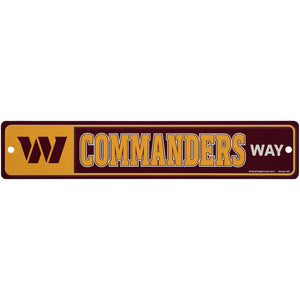 Washington Commanders Way Street / Zone Sign