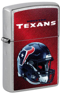 Houston Texans Helmet Street Chrome Pocket Zippo Lighter