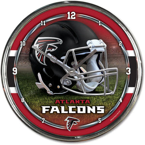 Atlanta Falcons Chrome Clocks