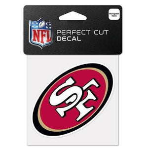 San Francisco 49ers Perfect Cut Color Decal 4