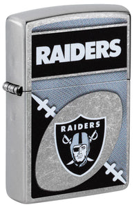 Las Vegas Raiders Football Chrome Zippo Lighter