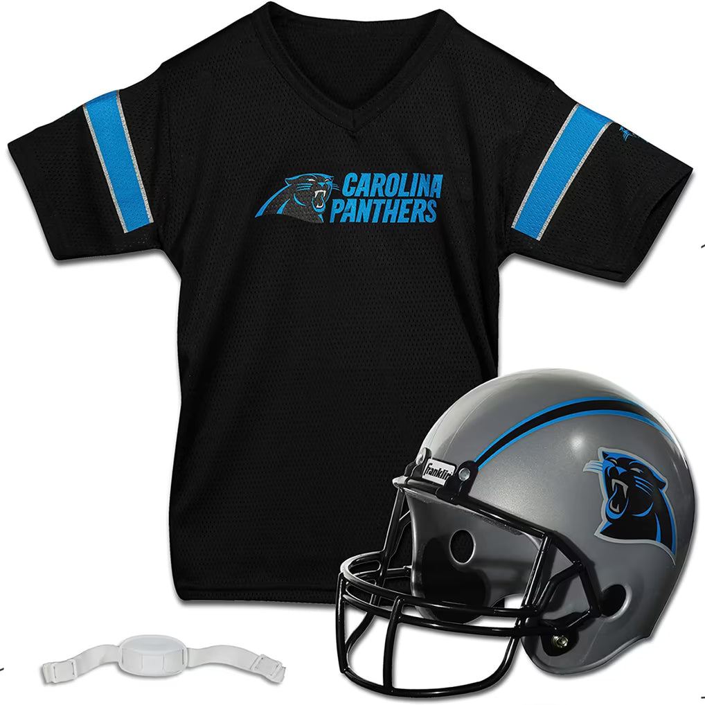 Carolina Panthers Franklin Sports Youth Helmet & Jersey Set Ages 5-9