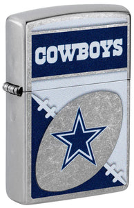 Dallas Cowboys Football Chrome Zippo Lighter