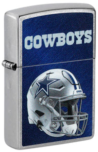 Dallas Cowboys Helmet Street Chrome Pocket Zippo Lighter