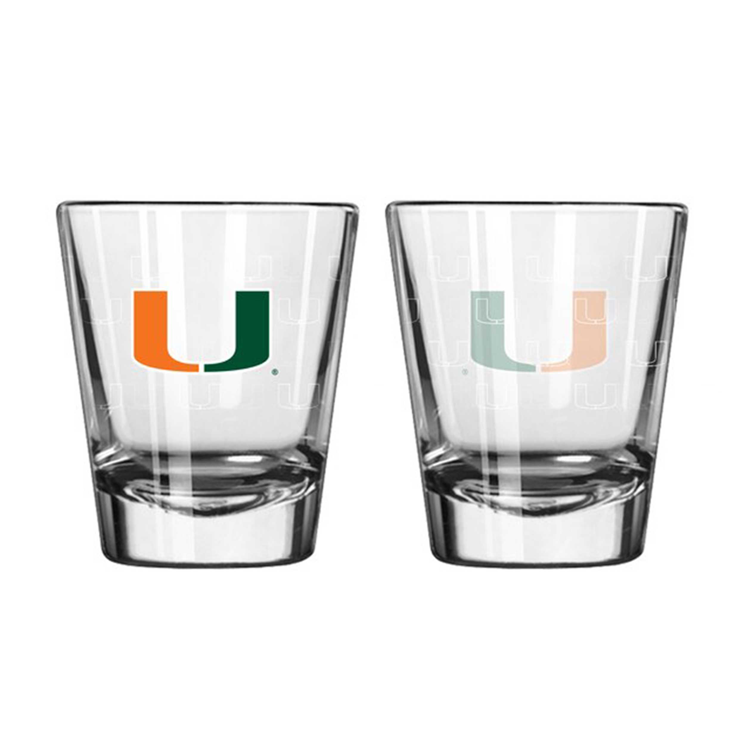 Sports Shot Glass Miami Hurricanes