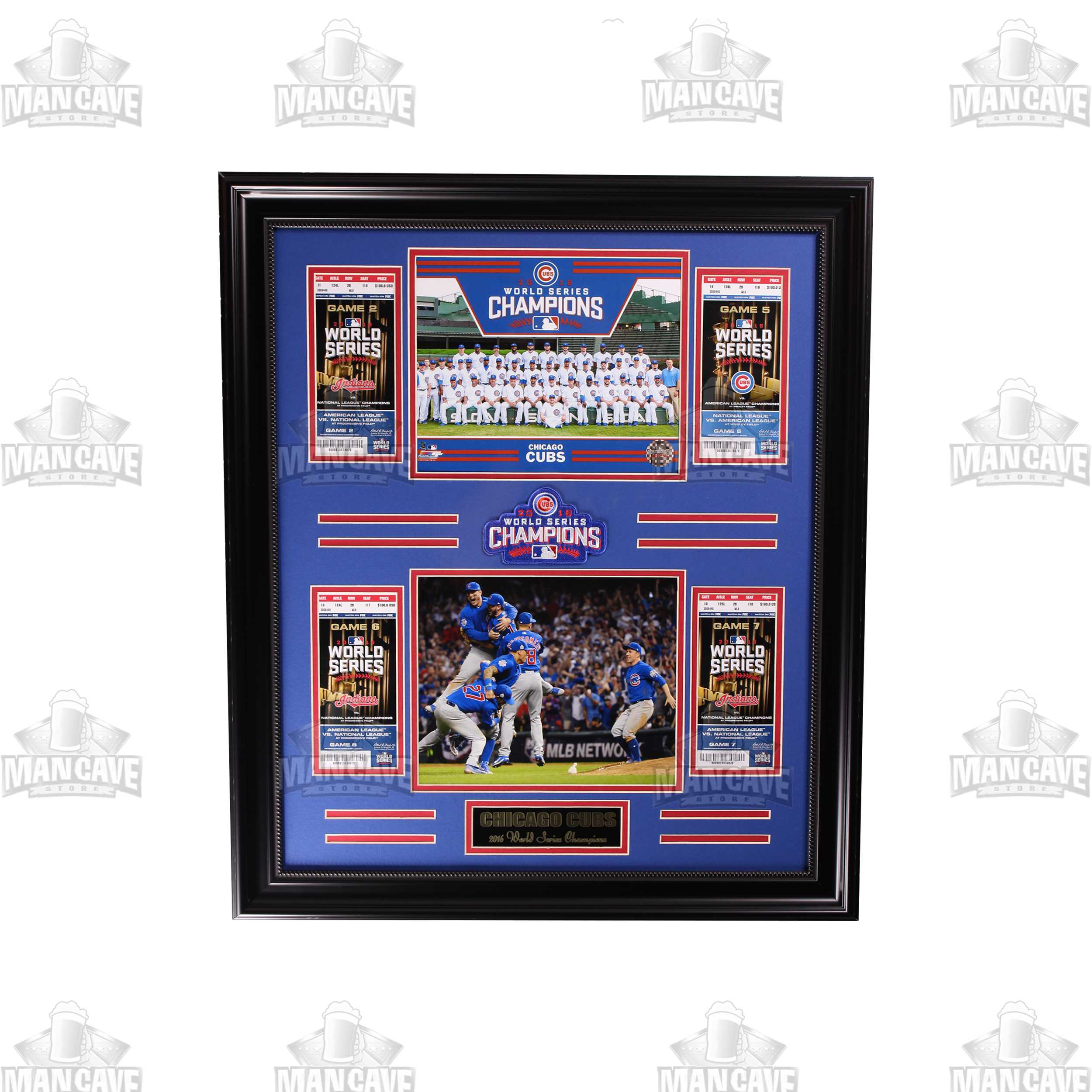 Chicago Cubs Photo Ticket Large Frame