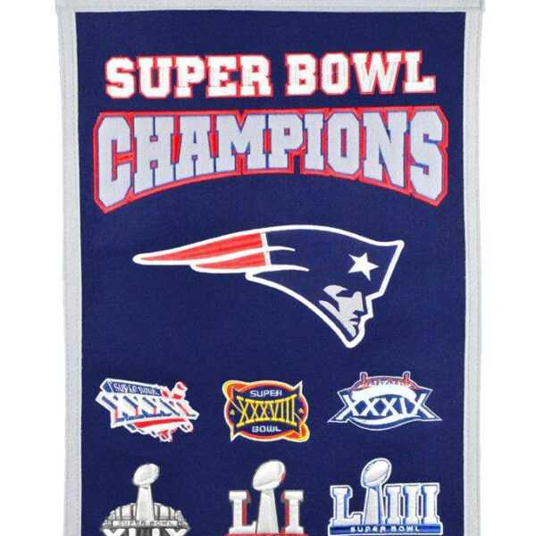 New England Patriots Super Bowl Champions Banner