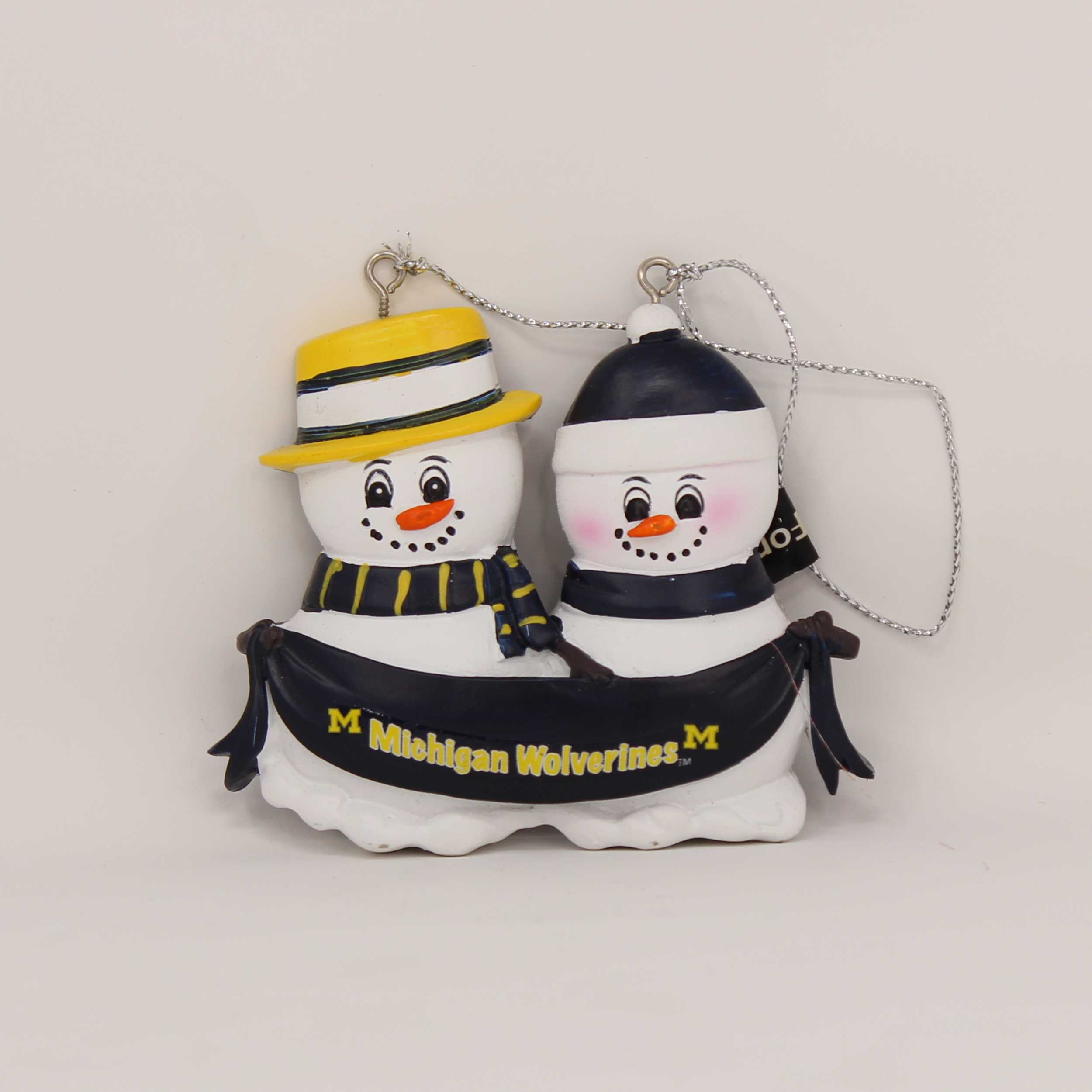 Personalized Family Ornament Michigan Wolverines