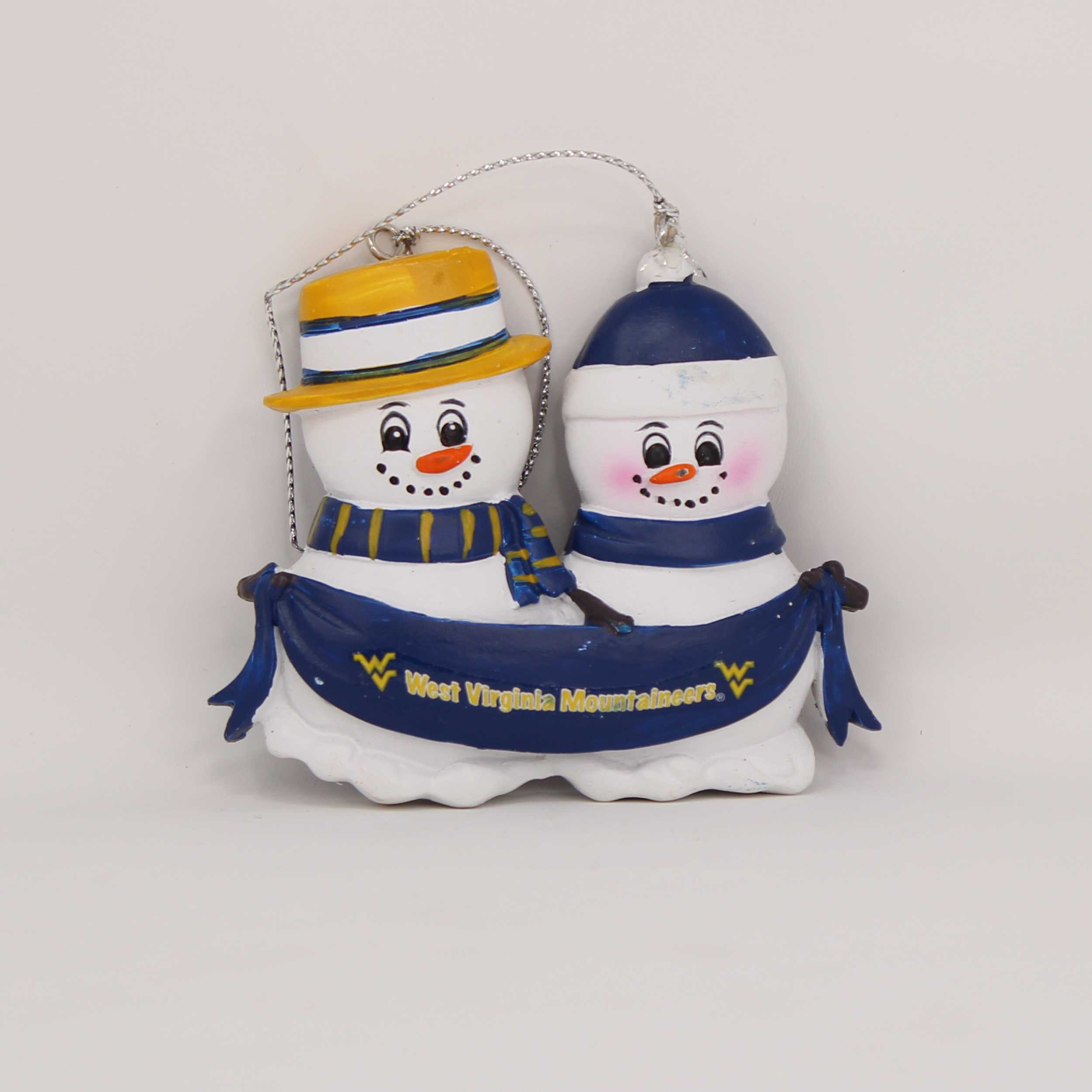 Personalized Family Ornament West Virginia Mountaineers