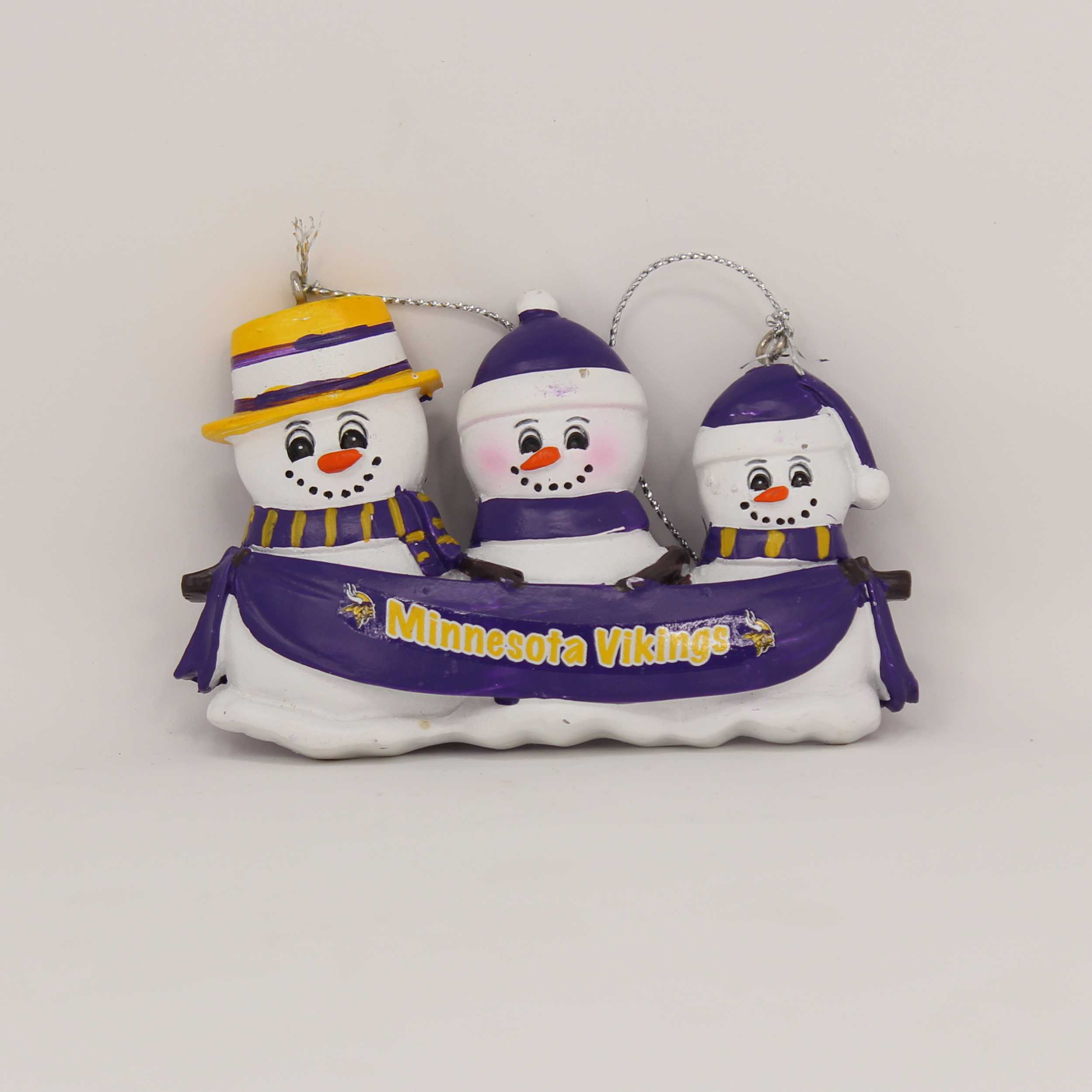 Personalized Family Ornament Minnesota Vikings
