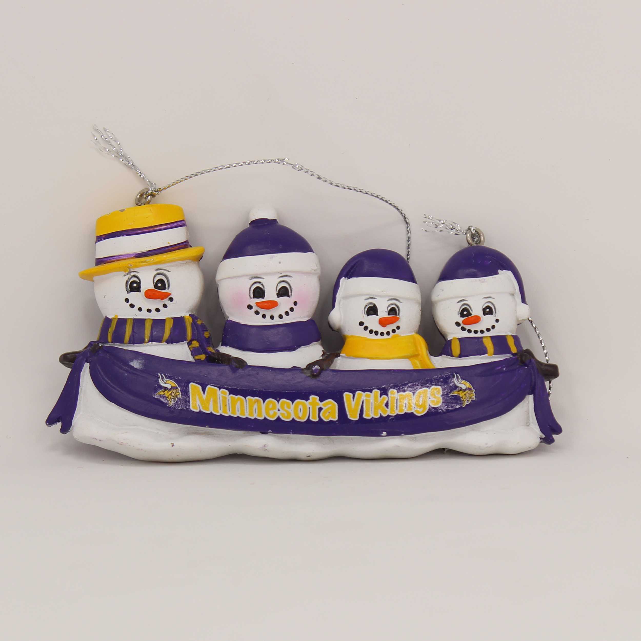 Personalized Family Ornament Minnesota Vikings