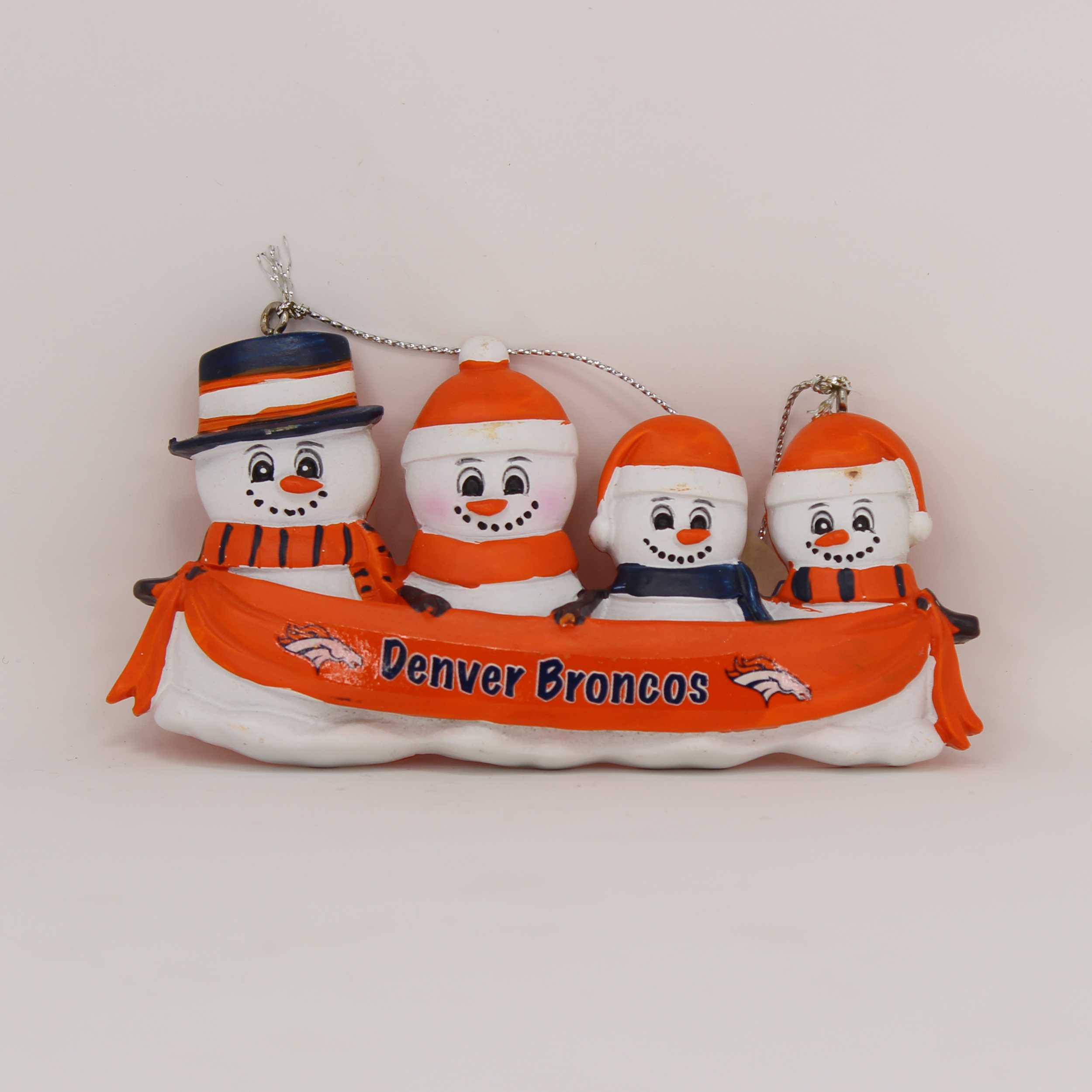 Personalized Family Ornament Denver Broncos