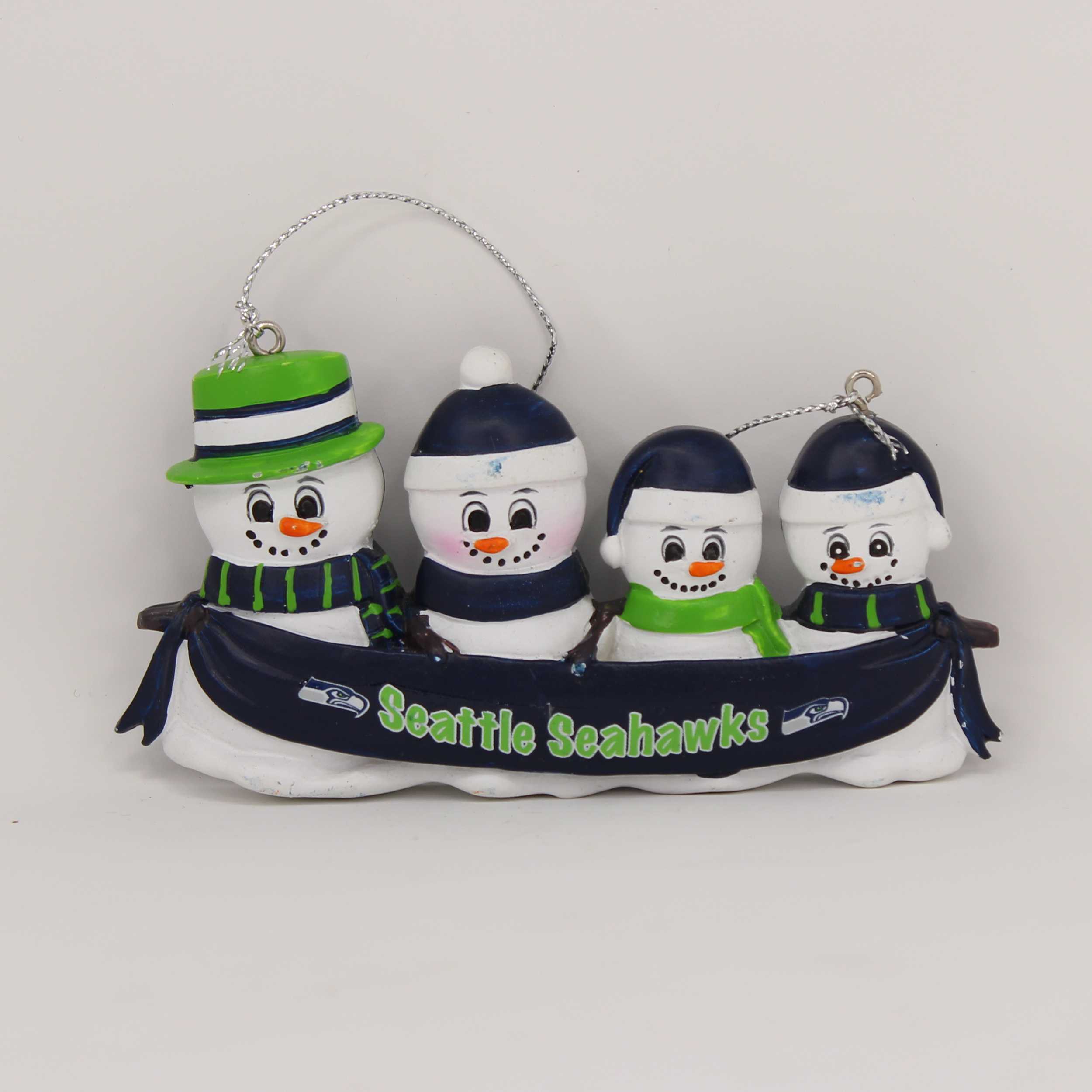 Personalized Family Ornament Seattle Seahawks