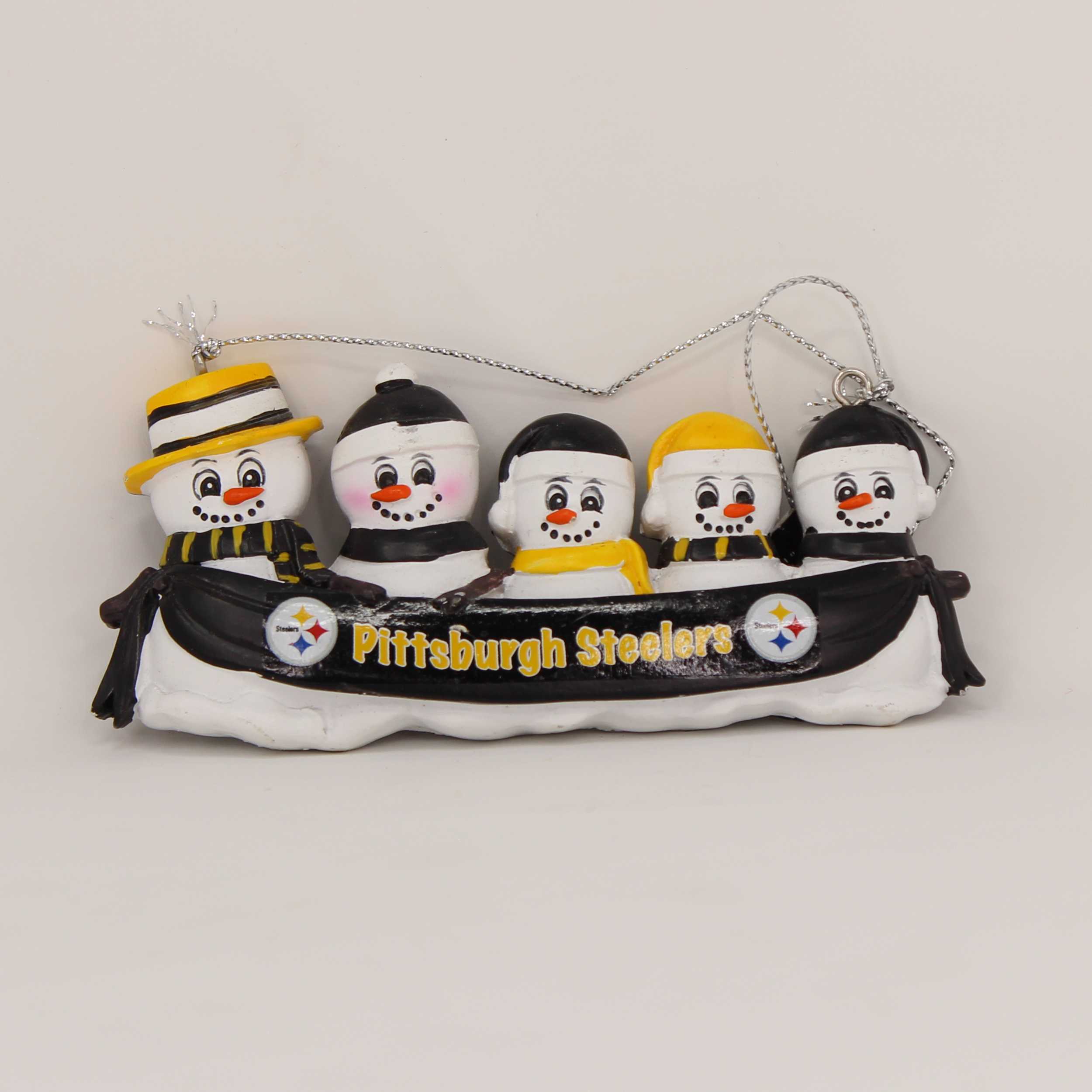 Personalized Family Ornament Pittsburgh Steelers