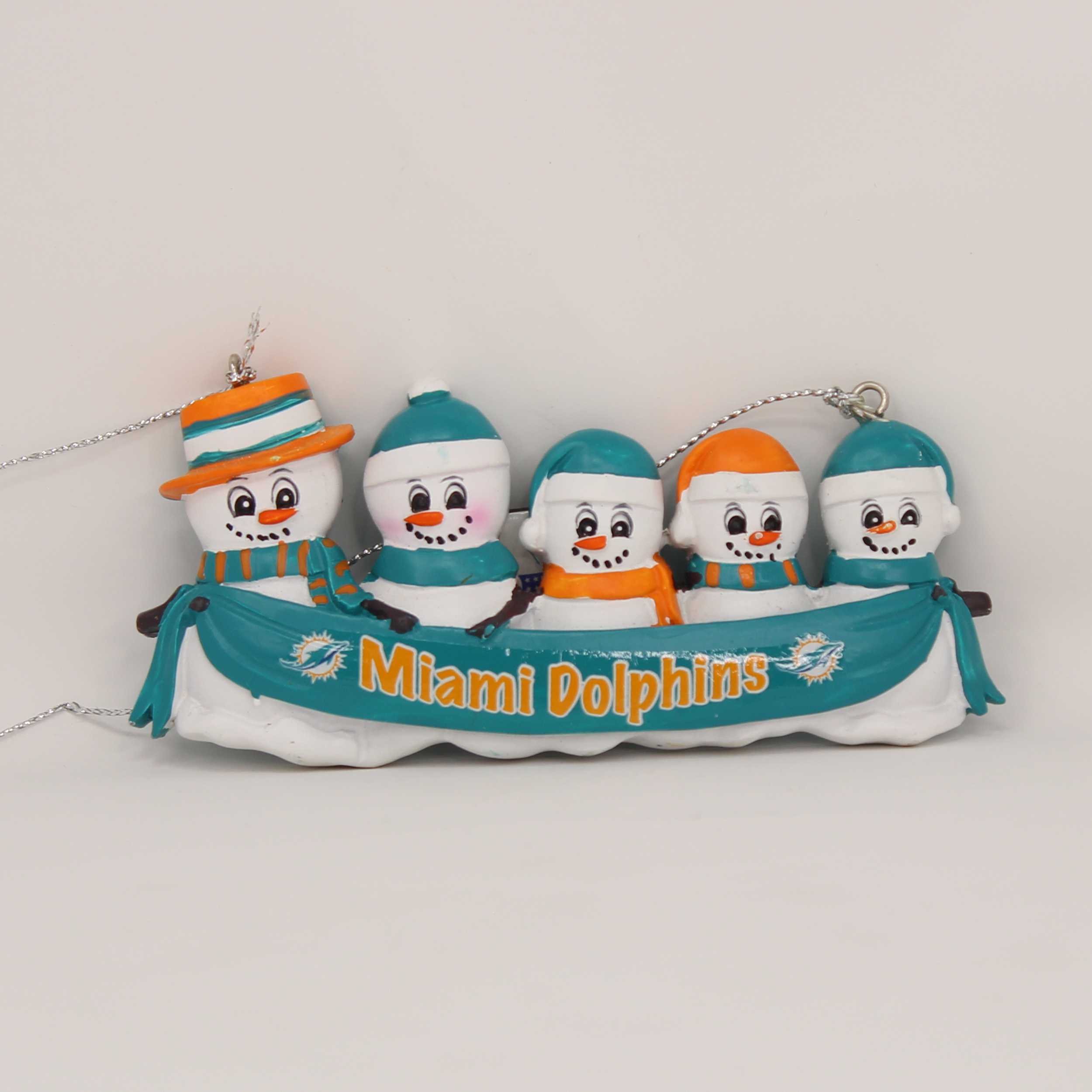 Personalized Family Ornament Miami Dolphins