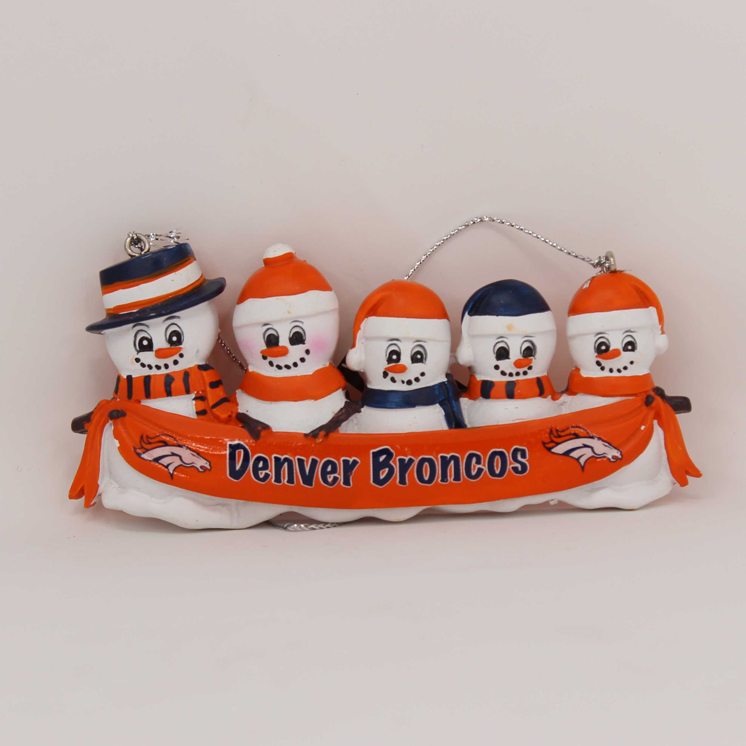 Personalized Family Ornament Denver Broncos