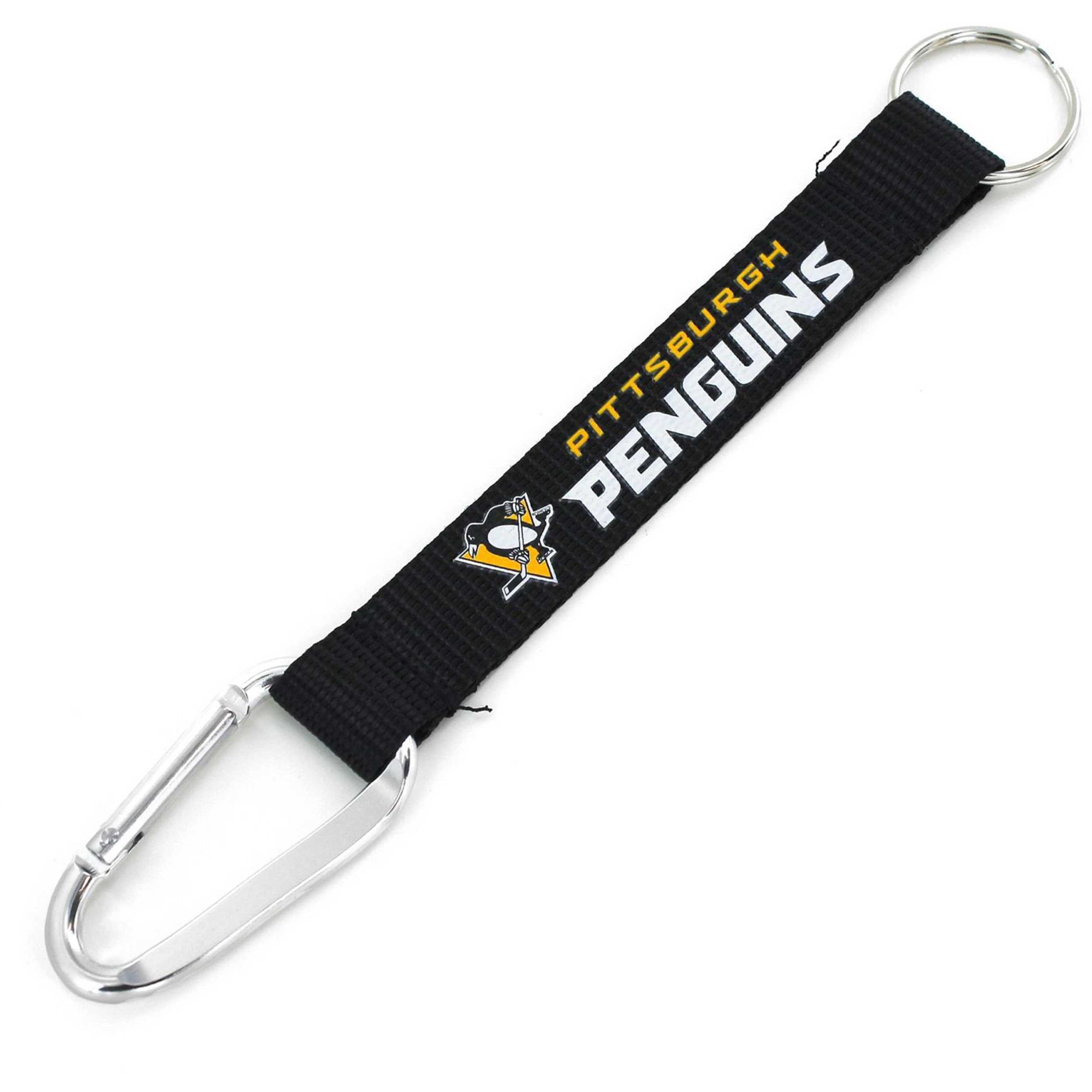 Carabiner Lanyard Key Chain Pittsburgh Penguins