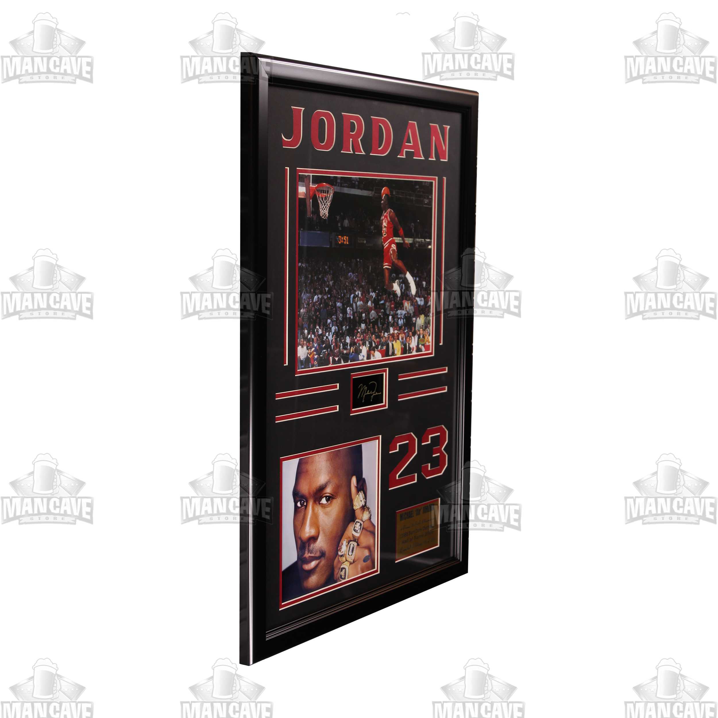 Michael Jordan Chicago Bulls Engraved Signature Large Frame