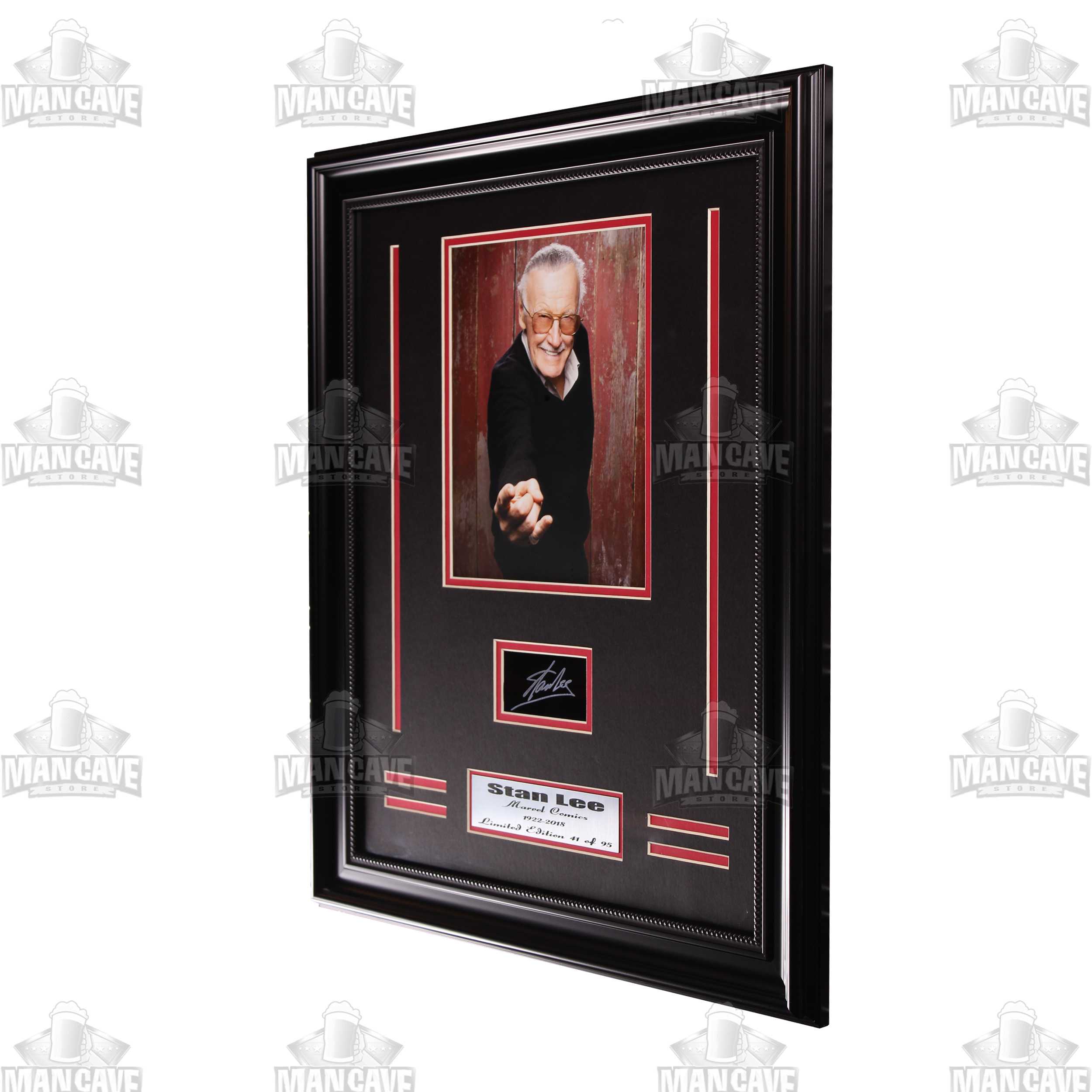 Stan Lee Engraved Signature Medium Frame with Pin