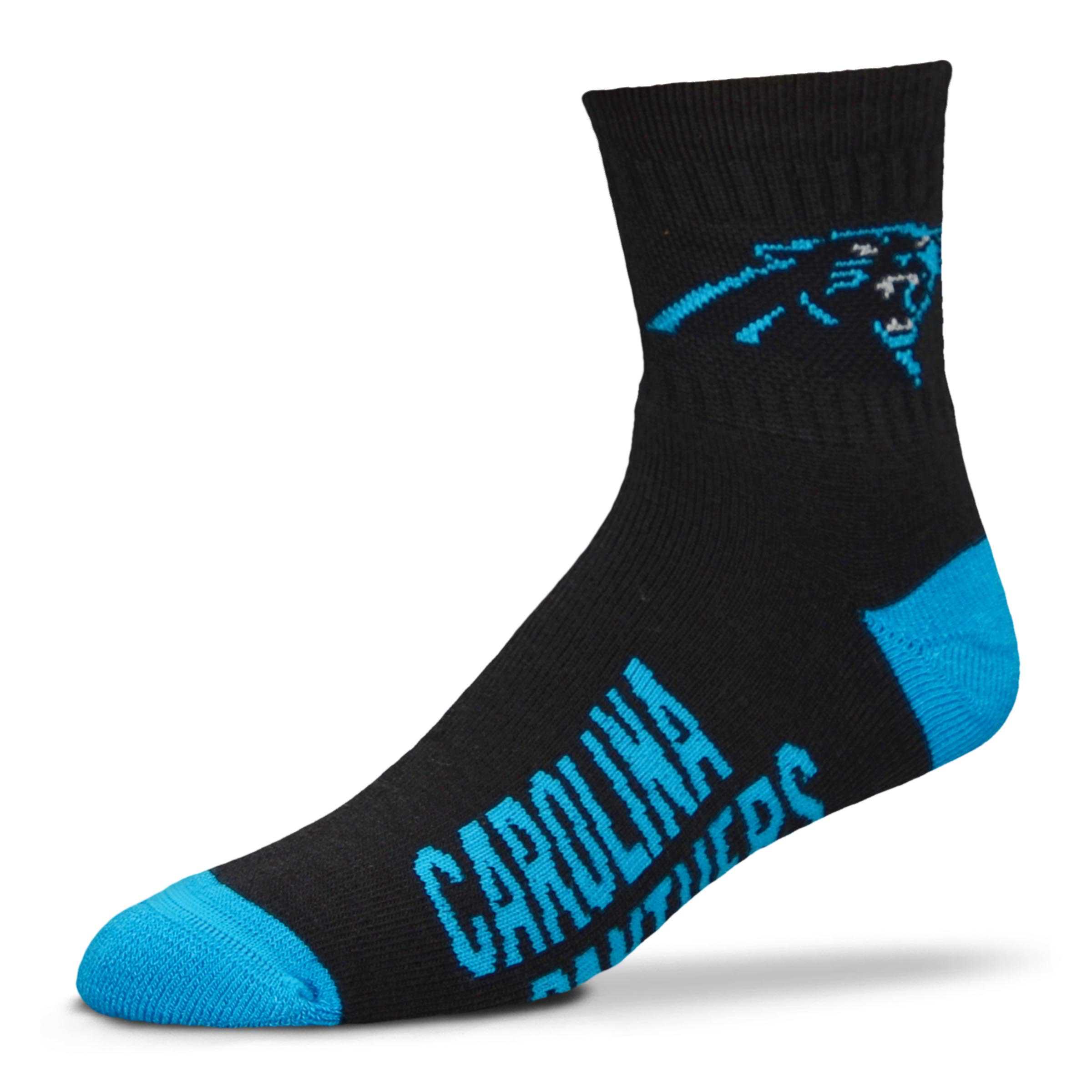 Sports Team Color Socks-Carolina Panthers