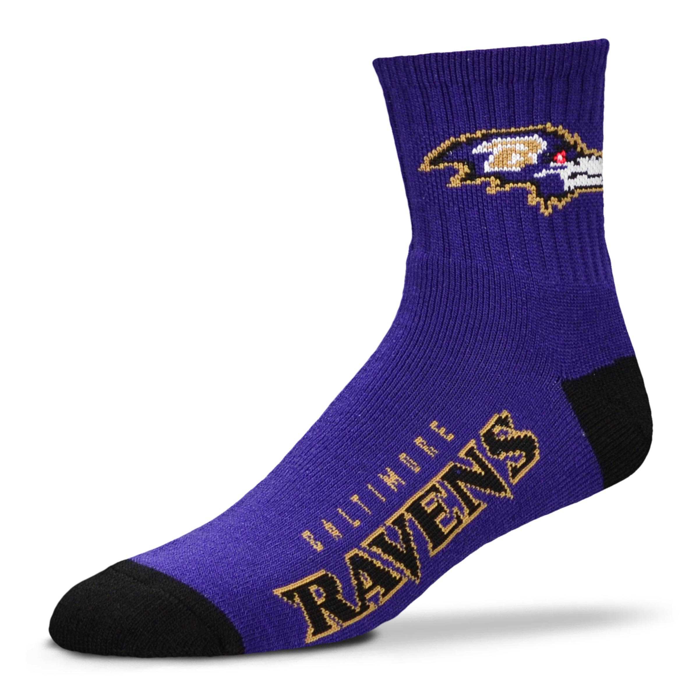 Sports Team Color Socks-Baltimore Ravens