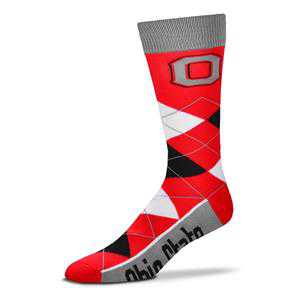 Sports Team Argyle Lineup Socks-Ohio State Buckeyes
