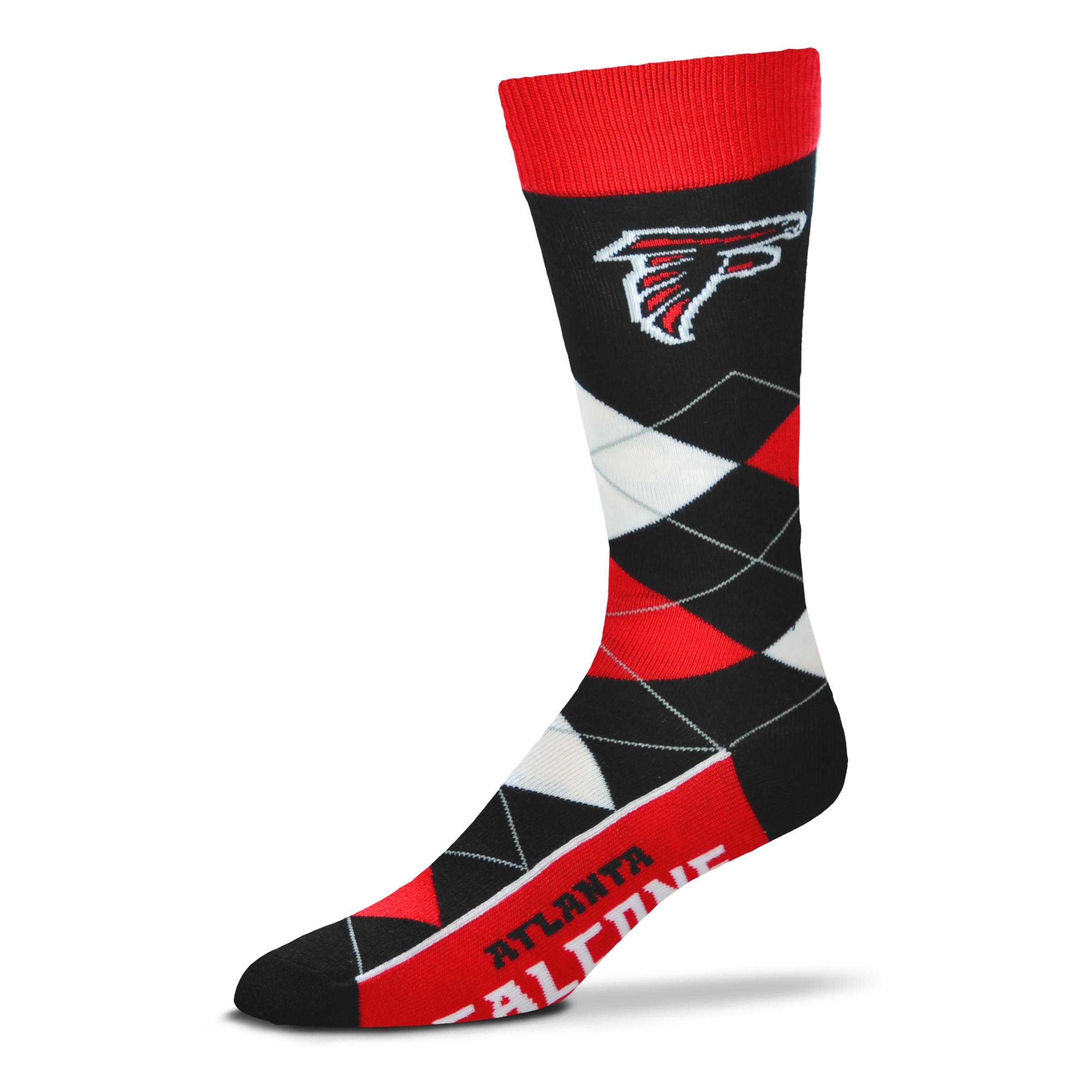 Sports Team Argyle Lineup Socks-Atlanta Falcons