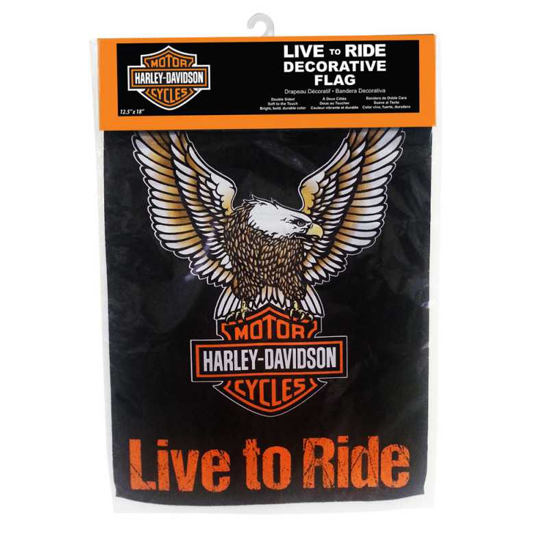 Harley-Davidson Eagle Suede House Flag
