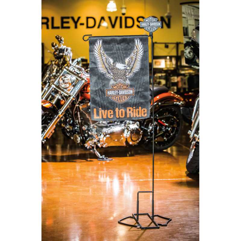Harley-Davidson Eagle Suede House Flag