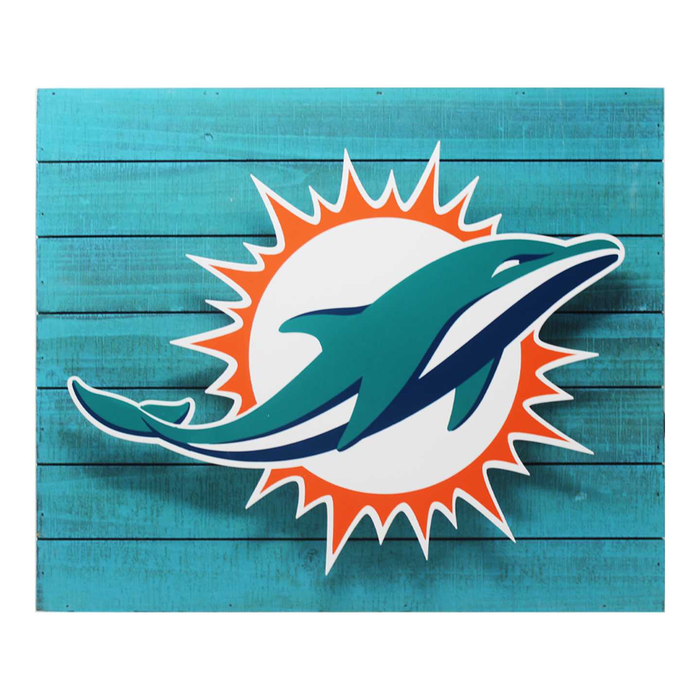 Miami Dolphins 3D Lit Wall Sign