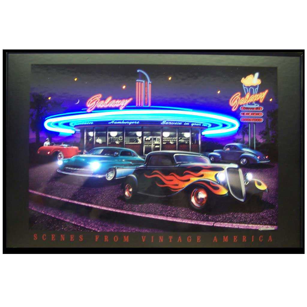 GALAXY DINER NEON/LED PICTURE