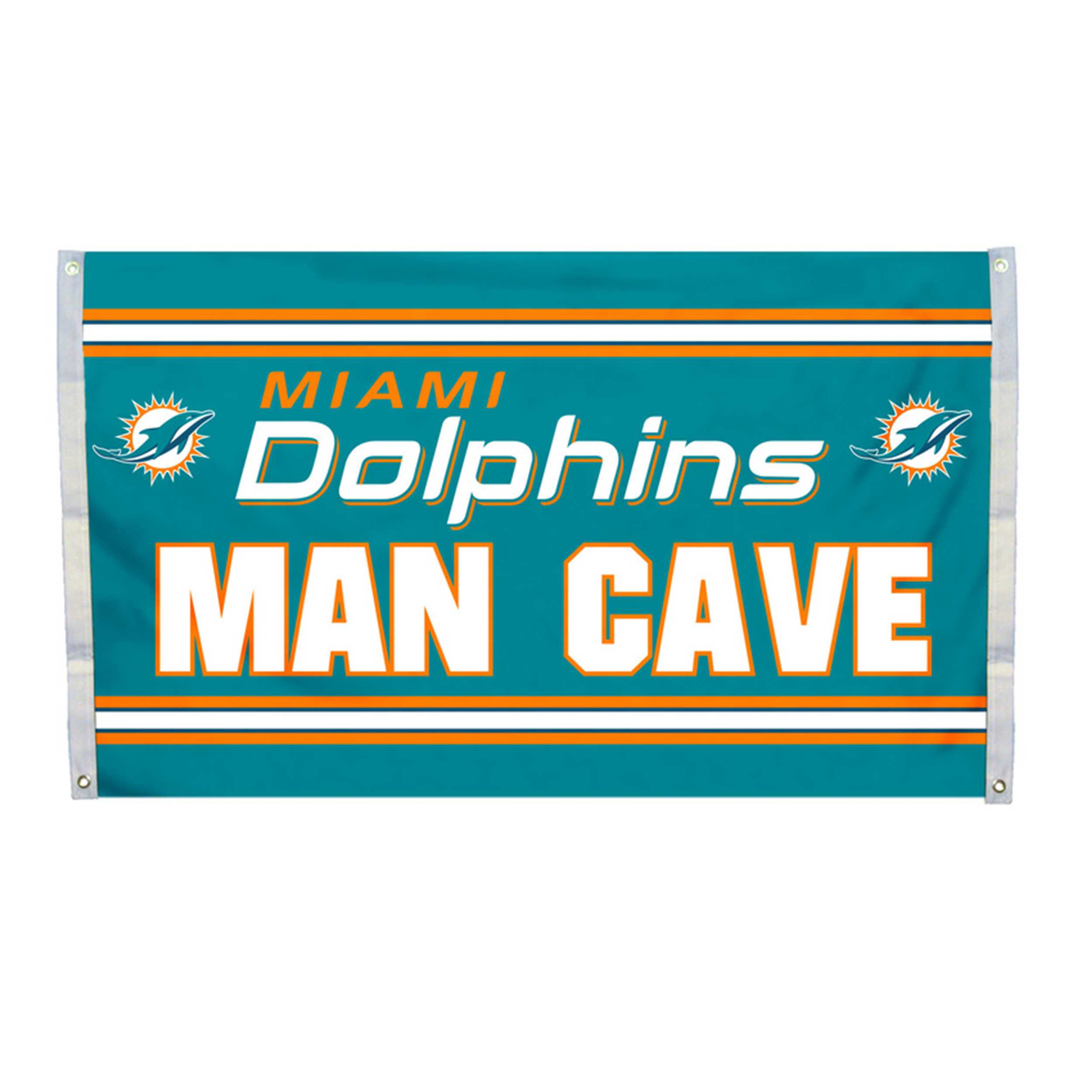 Mancave Flag-Miami Dolphins