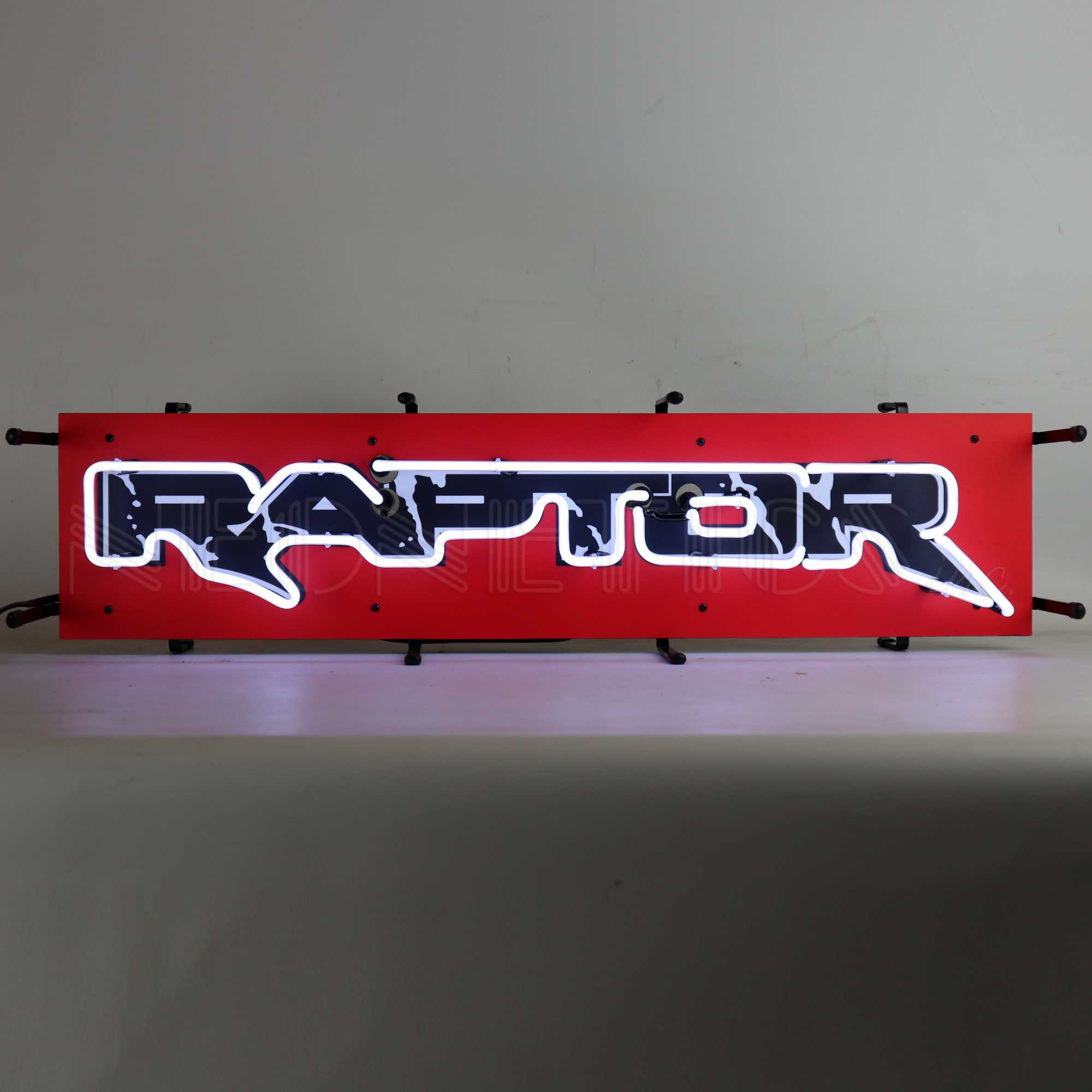 FORD RAPTOR JUNIOR NEON SIGN WITH BACKING