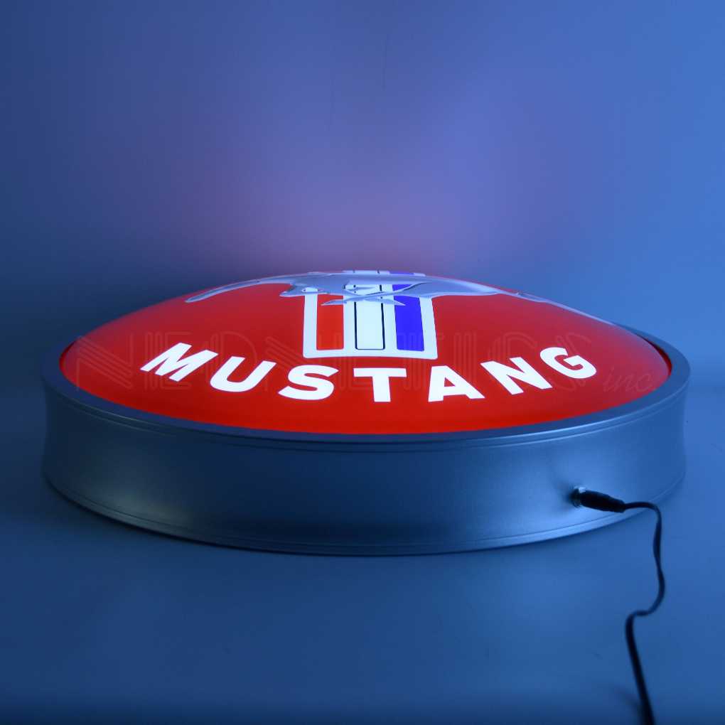 FORD MUSTANG 15 INCH BACKLIT LED LIGHTED SIGN