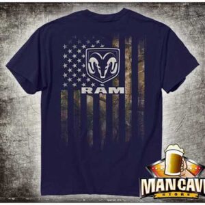 RAM - Full Camo Flag T-shirt