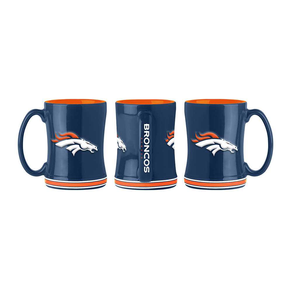 Denver Broncos Sculpted Relief Mug